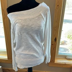 We the Free off the shoulder long sleeve top